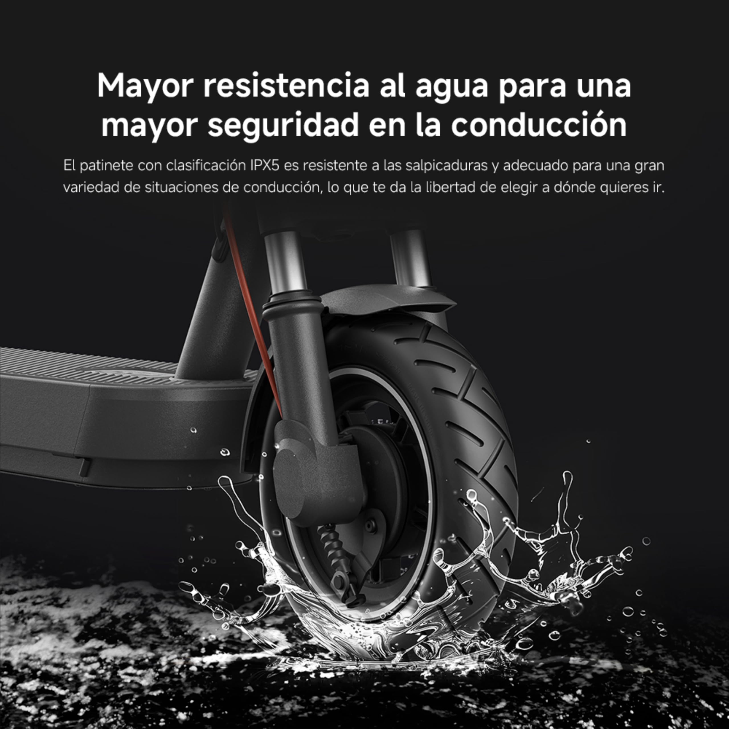 Xiaomi Scooter 5 Series ES, Patinete Electric, Potencia Maxima de 1000W-250W, Autonomía 20KM-60KM, Ruedas de 8,5"-10" Certificado por la DGT (Versión ES) — view 9