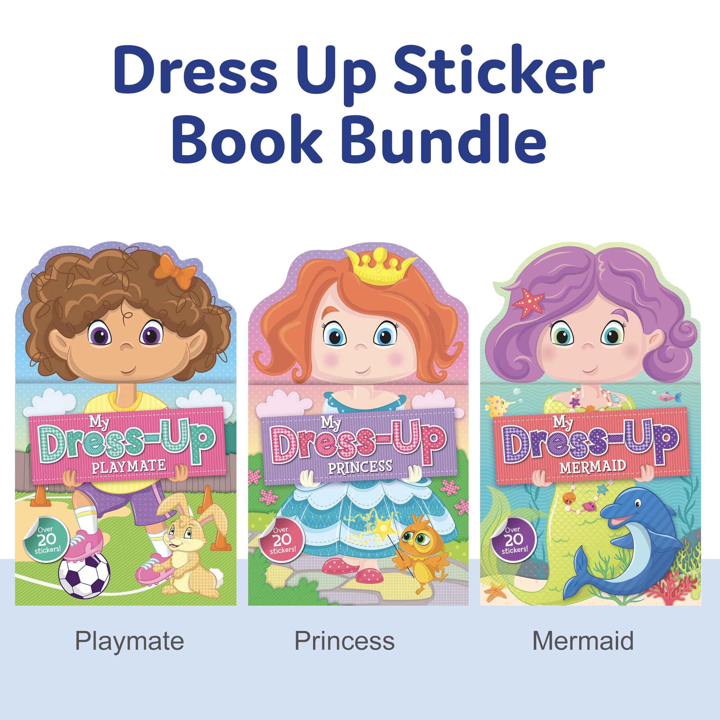 Lot De 4 Autocollants De Princesse Bouffante, Livres D'activités