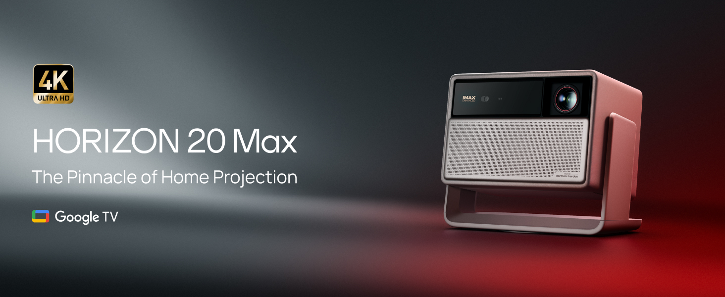 XGIMI Horizon 20 Max 4K RGB Triple Laser Home Theater Projector