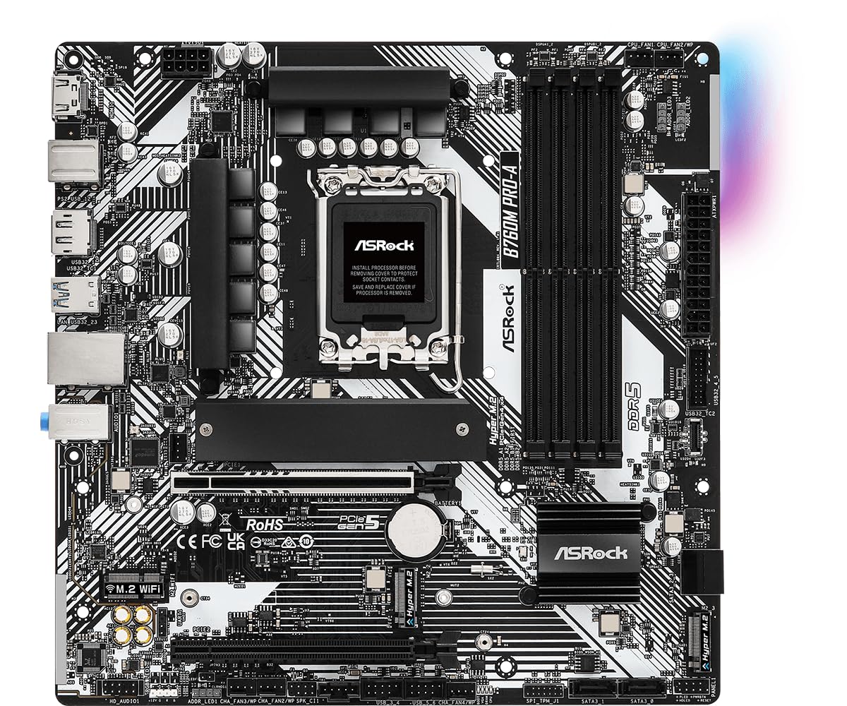 Amazon | ASRock B760M Pro-A Intel 700シリーズ mATX マザーボード