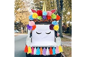 Yuxung Unicorn Trunk or Treat Car Decorations Kit