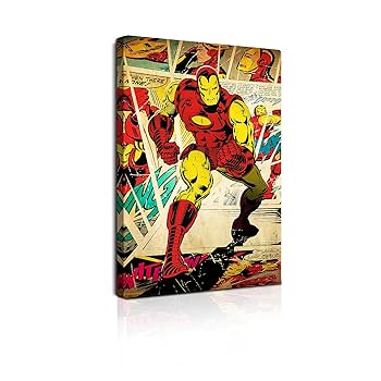 Amazon｜マーベルの壁画 アイアンマン ポスター キャプテン
