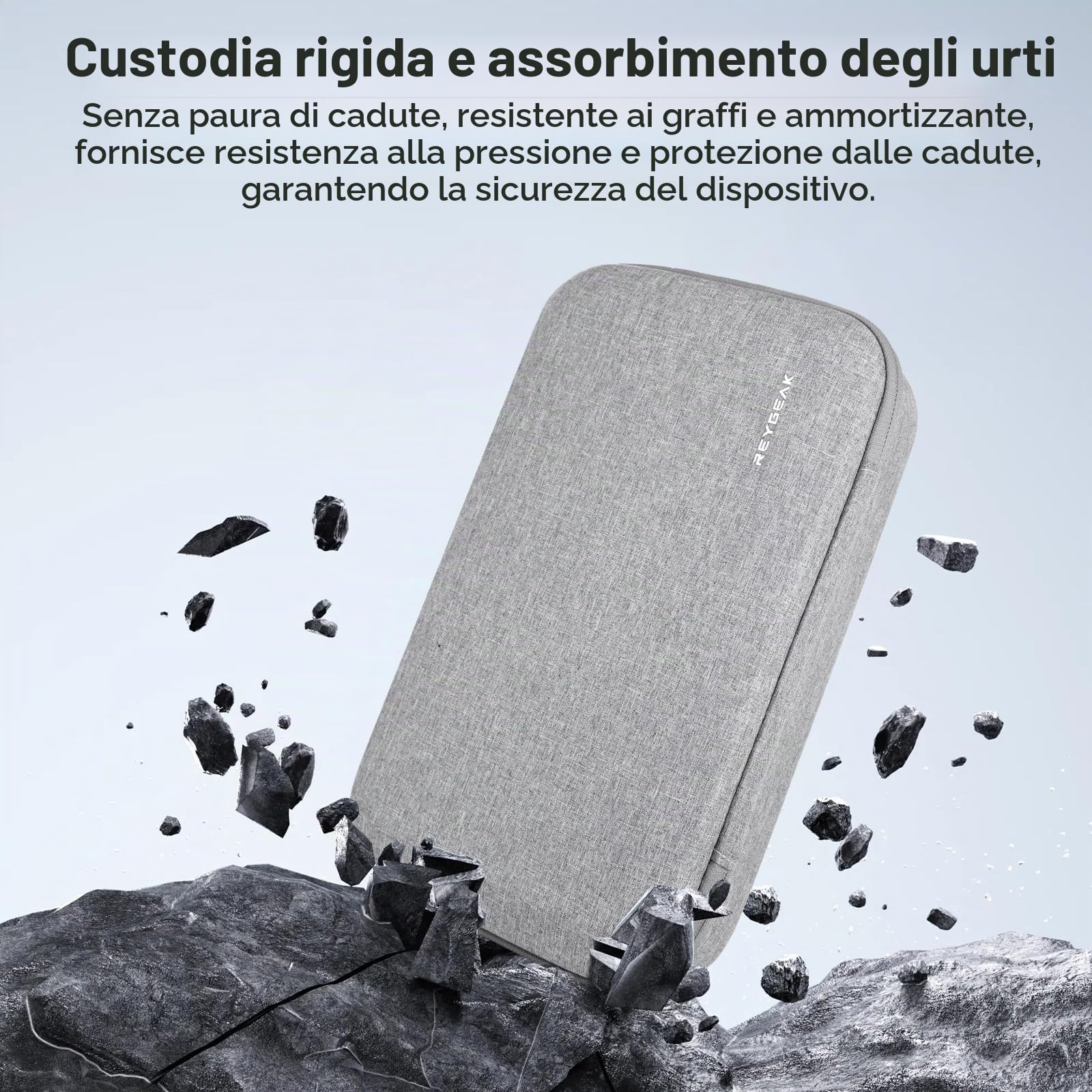 REYGEAK Mini 5 Pro RC Borsa, impermeabile e resistente all'usura, Borsa da viaggio portatile per DJI Mini 5 Pro Accessori con DJI RC Controller e altro accessorio