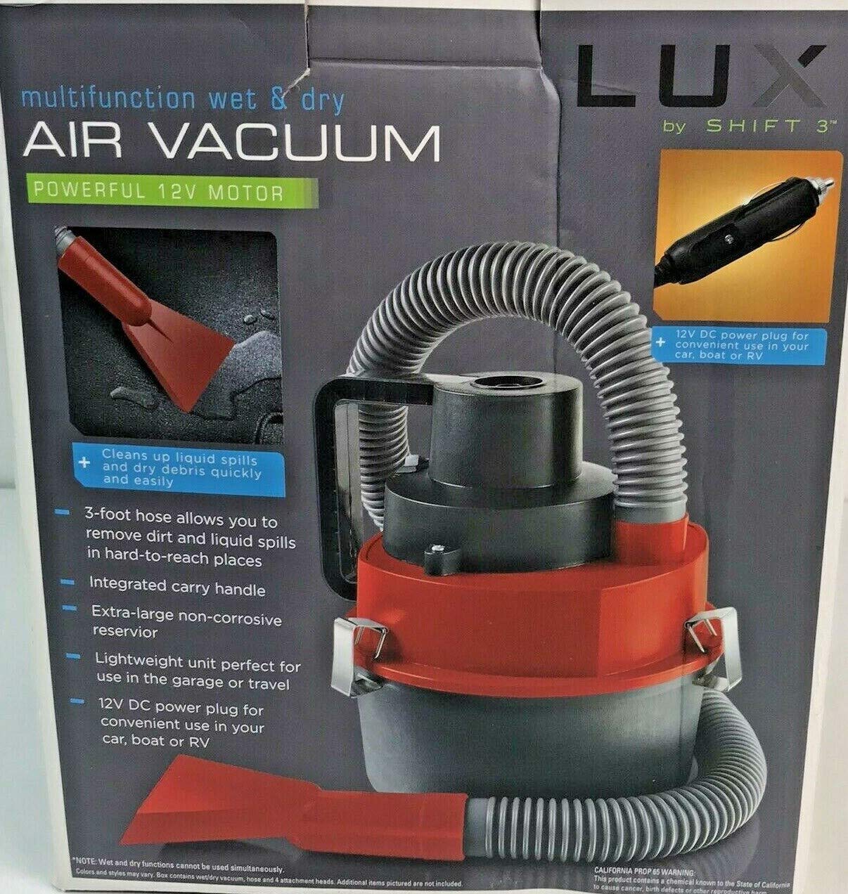 Lux by Shift3 Multifunction Wet & Dry Air Vacuum