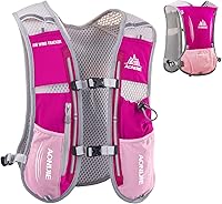 Azarxis 5L Hydration Running Vest Backpack - Ultralight 9-Pocket Pack for Men Women Marathon Hiking Cycling Trail Running