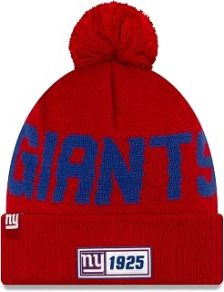 New Era New York Giants Beanie Knit NFL 2019 Sideline Road 1925