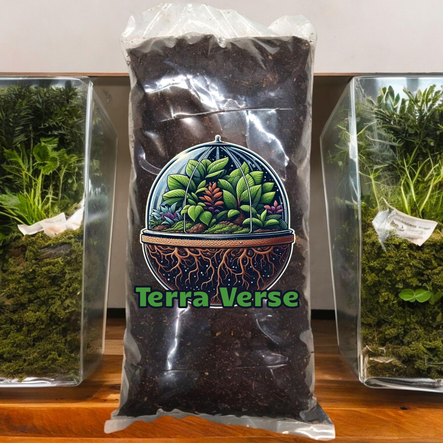 TerraVerse: Rainforest Terrarium Substrate Mix | Bioactive | Limestone Calcium Infused | 4 Quart