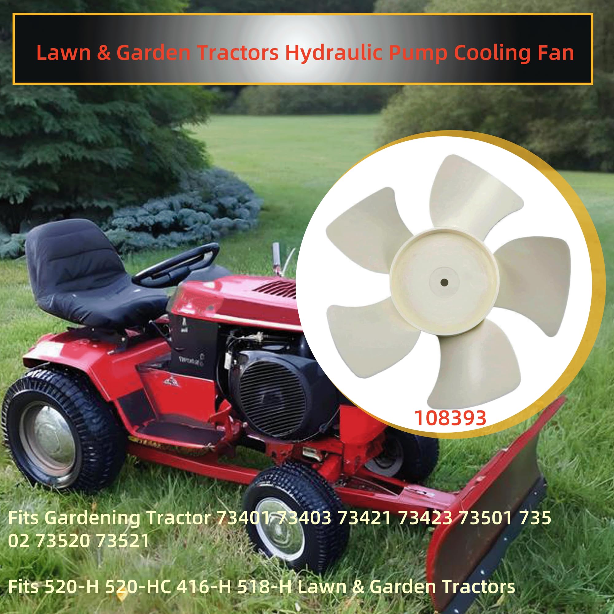 Amazon.com: Dgdhf Replacement Hydraulic Pump Cooling Fan 108393