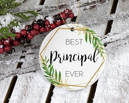 Miniatura 2 de Adorno de Navidad principal Adorno de Navidad para el principal Mejor principal del mundo El mejor principal principal de la historia Regalos