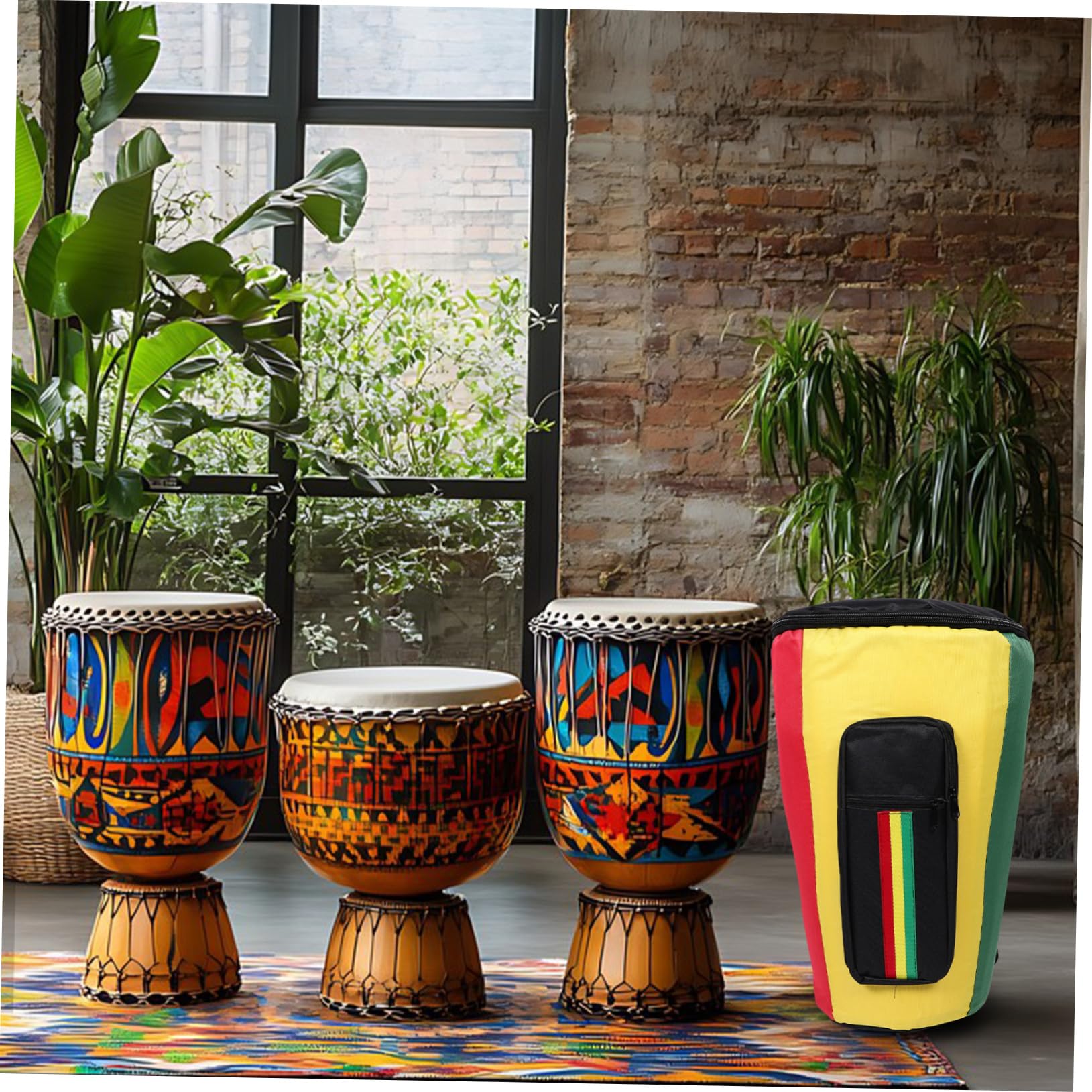 10-zoll Djembe Trommelrucksack aus Oxford für Reise und Lagerung