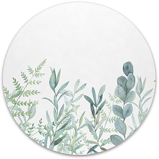 Atufsuat Mouse Pad, Premium-Textured Small Round Mousepad 7.9 x 7.9 Inch, Cute Mouse pad for Wireless Mouse, Waterproof Non-Slip Rubber Base Mouse Mat for Laptop PC Office Women Men