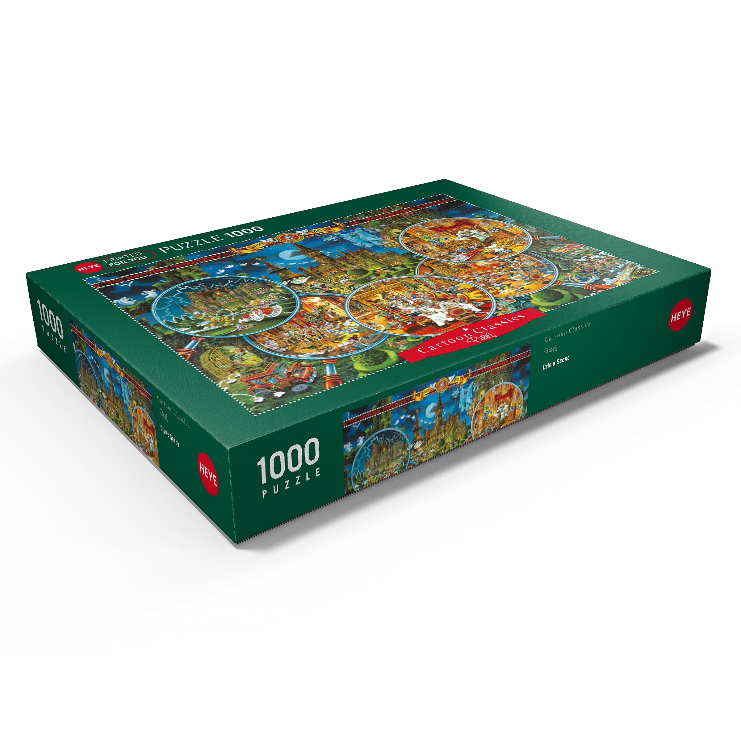 Crime Scene - Michael Ryba - Cartoon Classics - Premium 1000 pieces Puzzle - MyPuzzle special collection from Heye Puzzle - Image 3