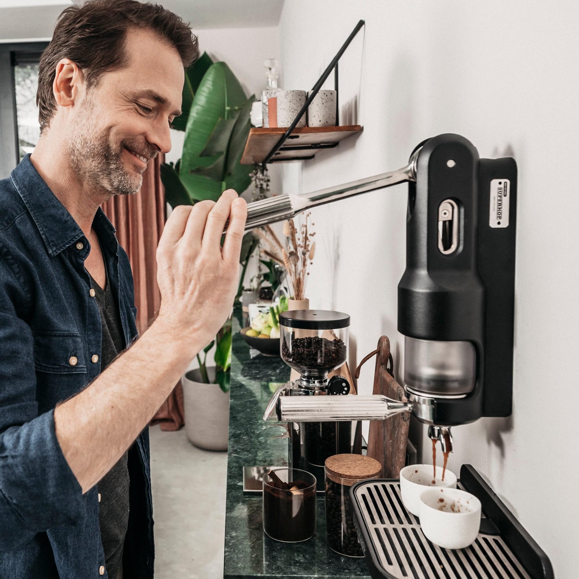 Amazon.com: SUPERKOP Espresso & Coffee Maker, Manual Espresso Tool 