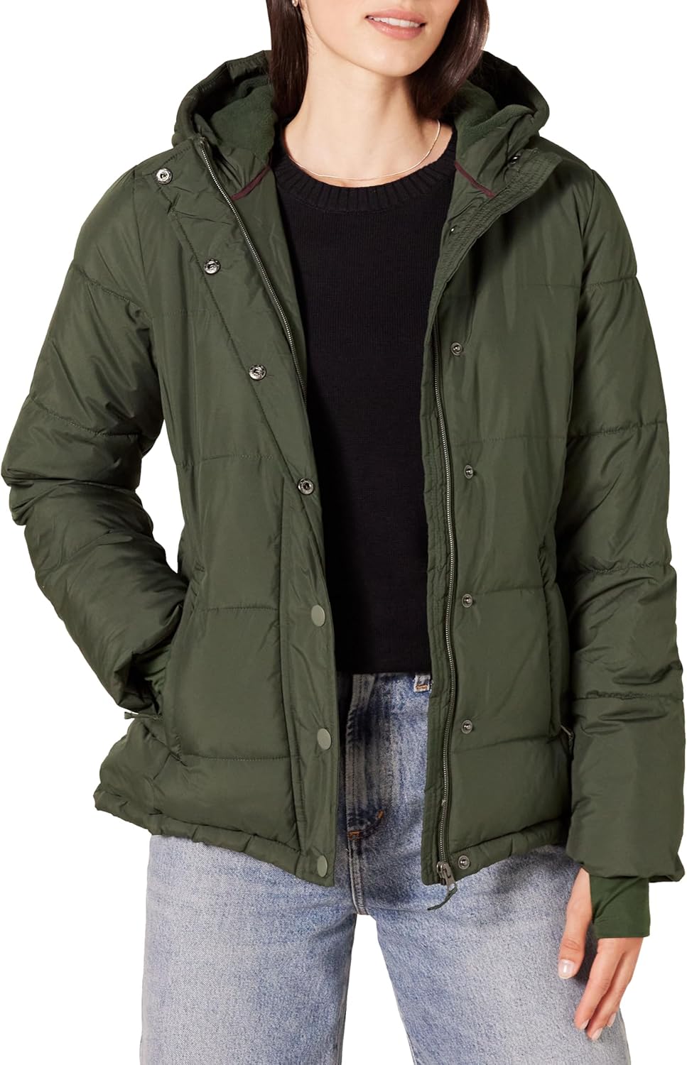 Amazon Essentials Women’s Heavyweight Long-Sleeve Hooded Puffer Coat (Available in Plus Size) Amazon Essentials Women’s Heavyweight Long-Sleeve Hooded Puffer Coat (Available in Plus Size)