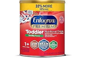 Enfamil Enfagrow Toddler Next Step Powder - Vanilla Flavor, DHA, Vitamins, Prebiotics - 32 Oz