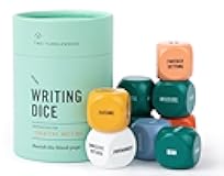 Writing Dice - Creative Writing Game for Adults, Writers & Teachers - Set of 9 Dice for Story Inspiration - Gifts for Writers - 1+ Players