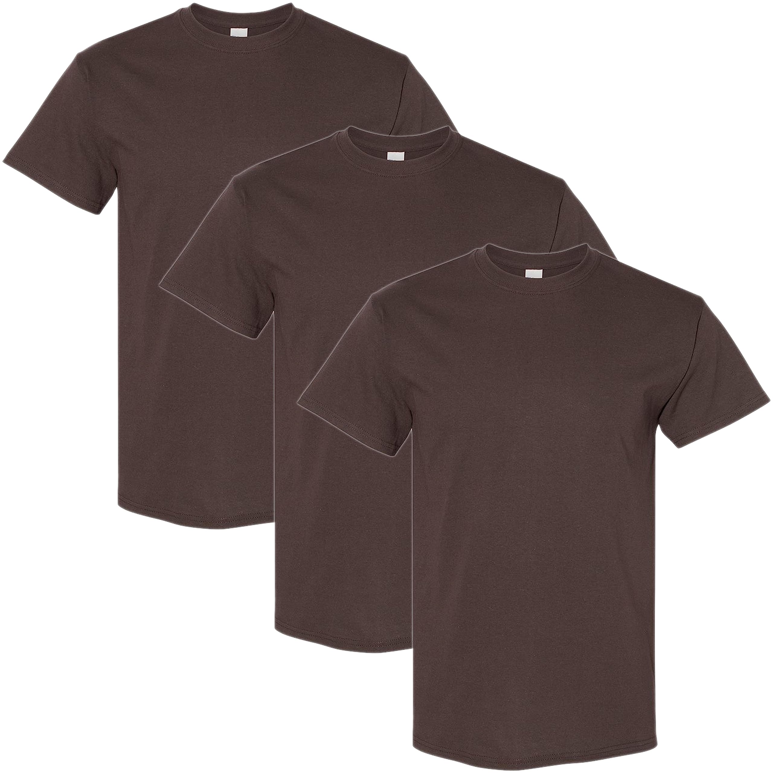 Gildan Camiseta de Algodón Pesado para Adultos, Estilo G5000 Camiseta Hombre (Pack de 3)