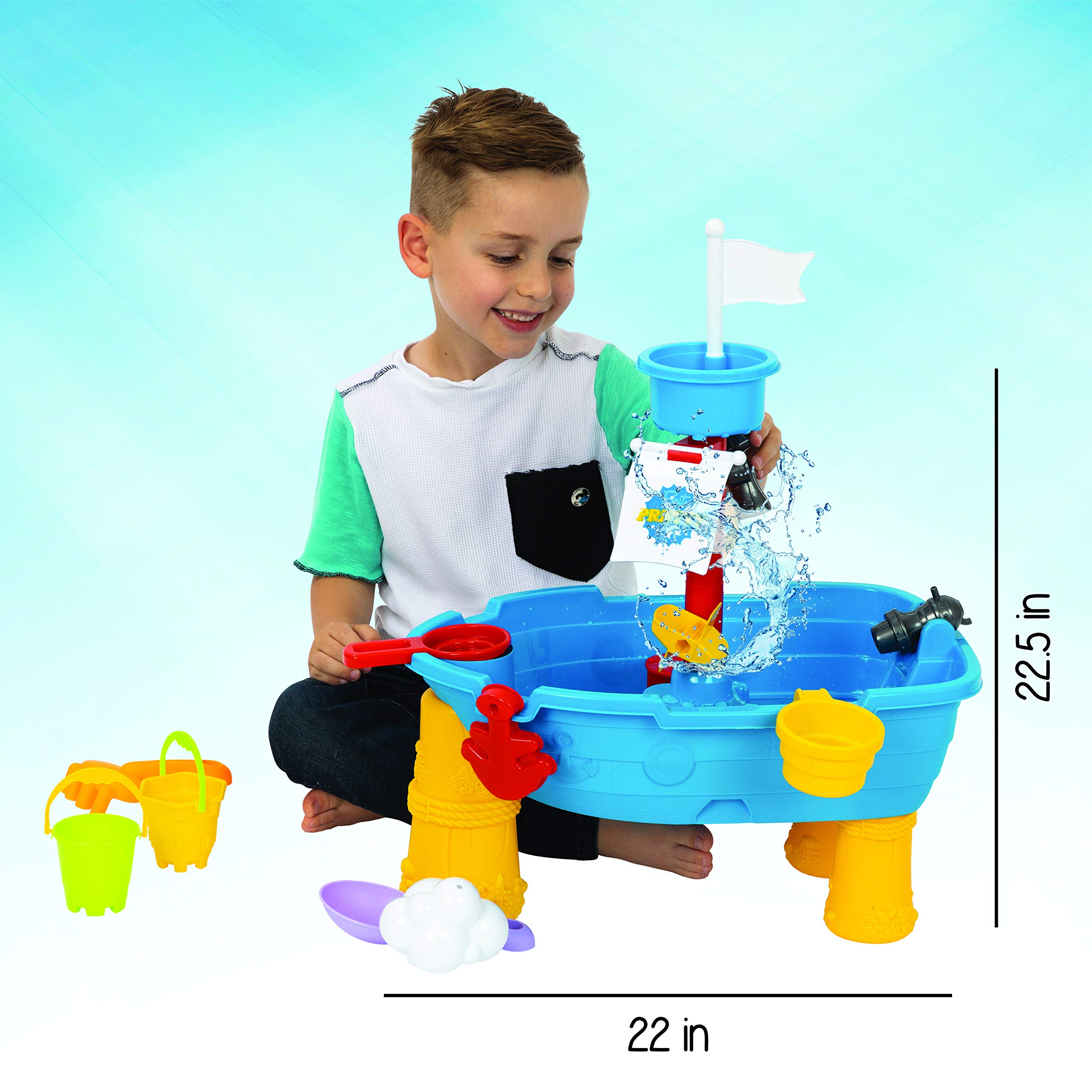 ToyVelt Sand Water Table for Toddlers 21Piece Water Play Table for