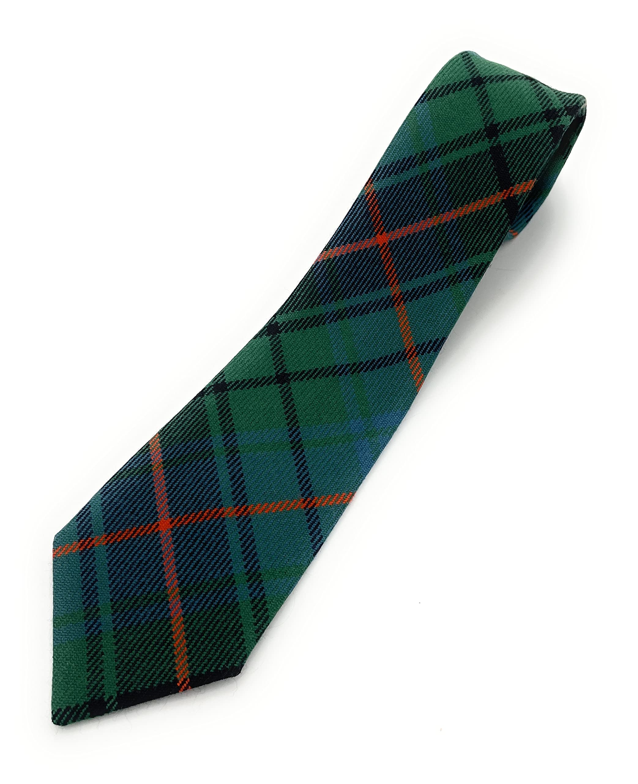 Tartan Tweeds Men's Davidson Ancient Tartan Neck Tie New Wool British Made (Davidson Ancient)