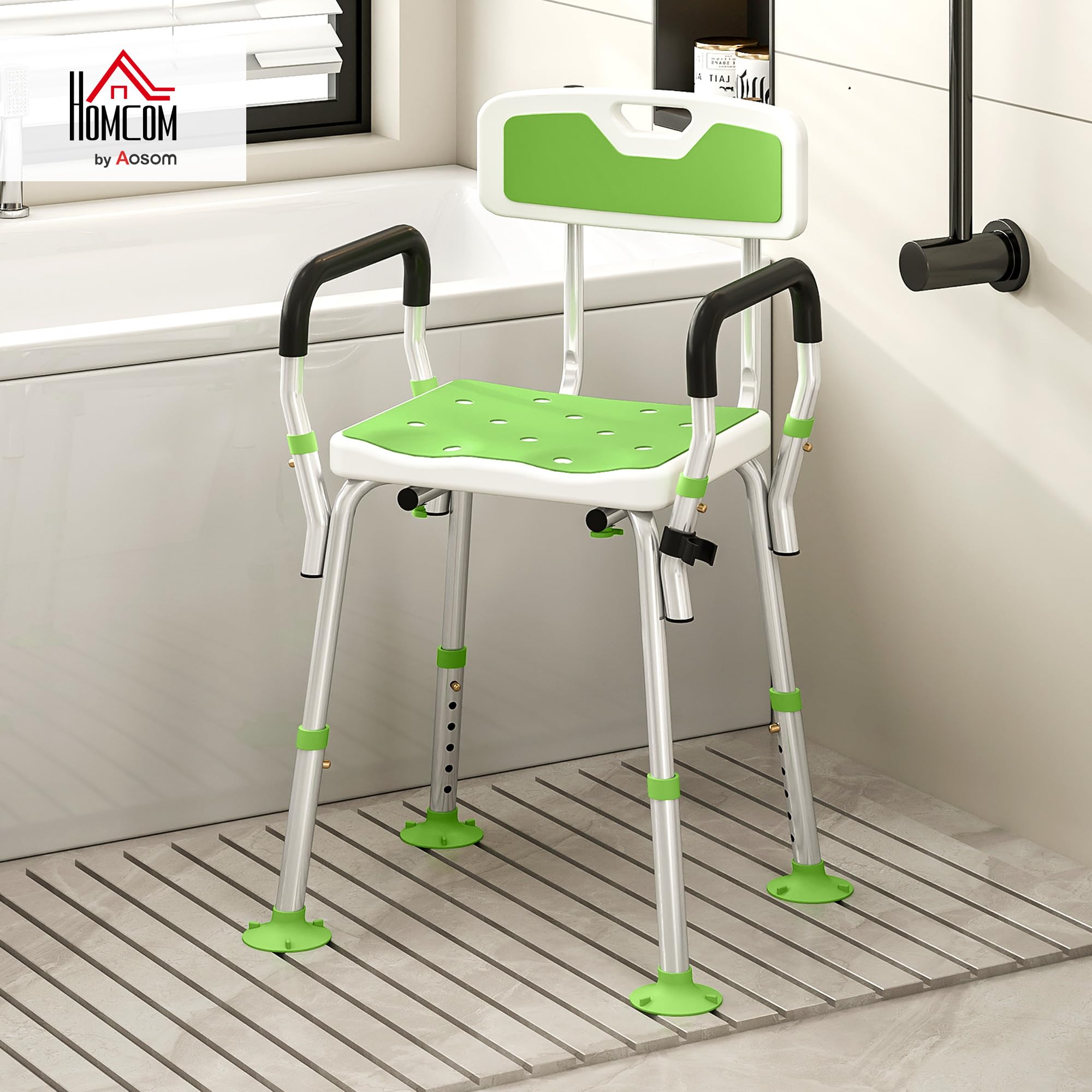 EVA Padded Shower Chair For The Elderly And Disabled – Cherry Lane - View #4
