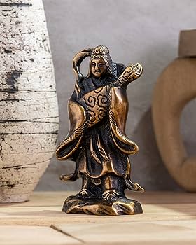 Amazon｜吉兆七福神 弁財天（銅製/上味色）仏師：旭峰 原型＿