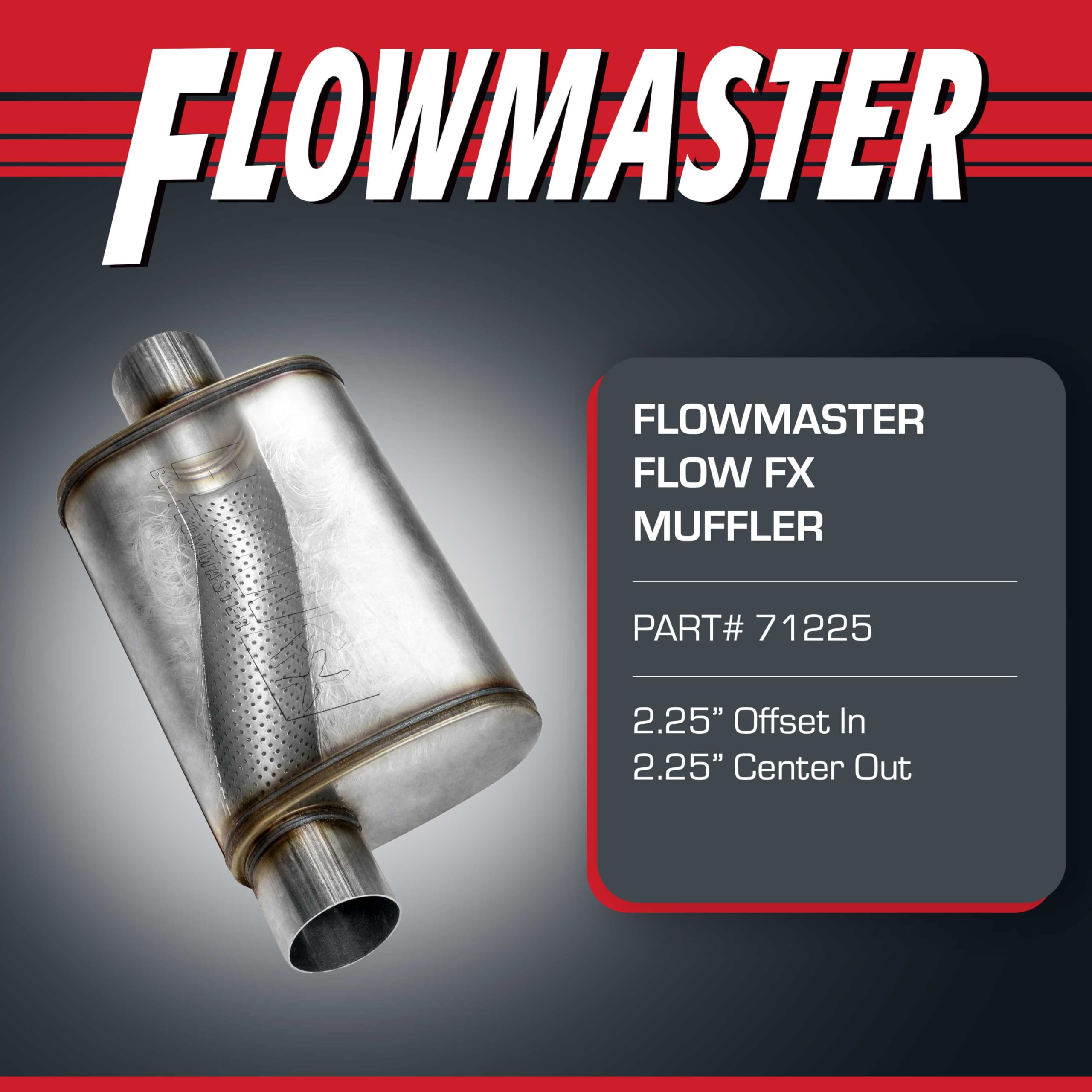 Amazon.com: Flowmaster Flow FX Chambered Muffler – 2.25” Offset In