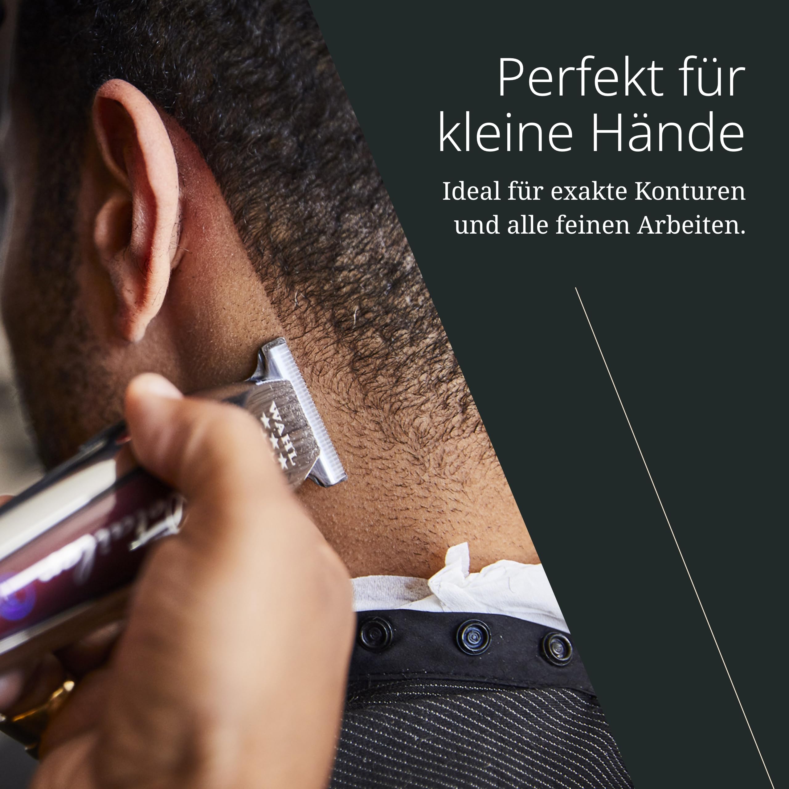Wahl Cordless Detailer LI Hair Trimmer - Leistungsstarker Trimmer mit extra breiter T-Klinge für Kantenbearbeitung und Detailarbeiten