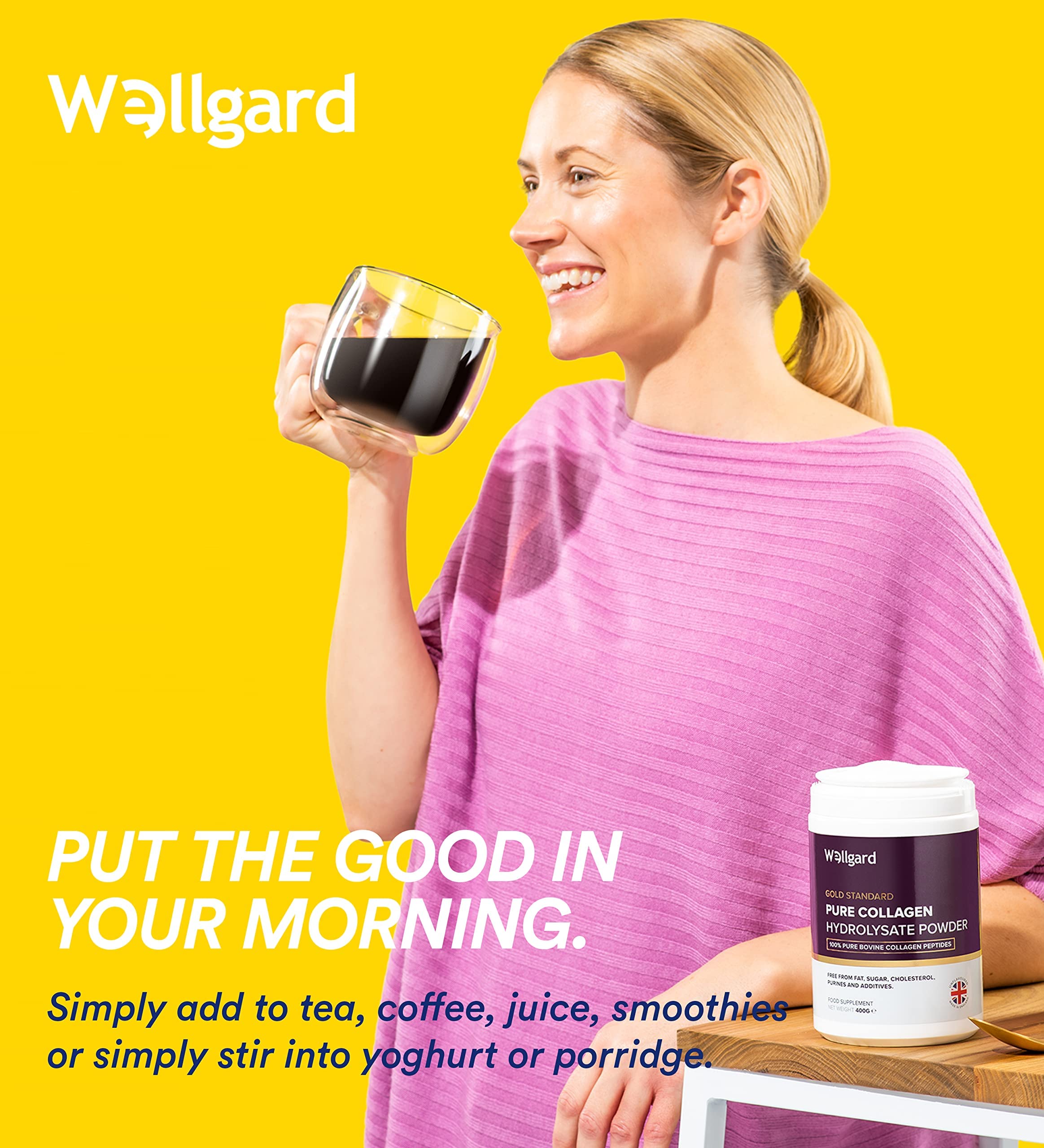 Collagen Supplements, Gold Standard Bovine Collagen Peptides Powder by