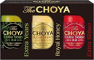 Choya Umeshu Mini Multi Pack Containing of Extra Years Liqueurs, 3 x 5 cl