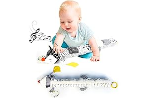 BABY K Musical Stuffed Fox Caterpillar for Baby Toy 0-12 Months