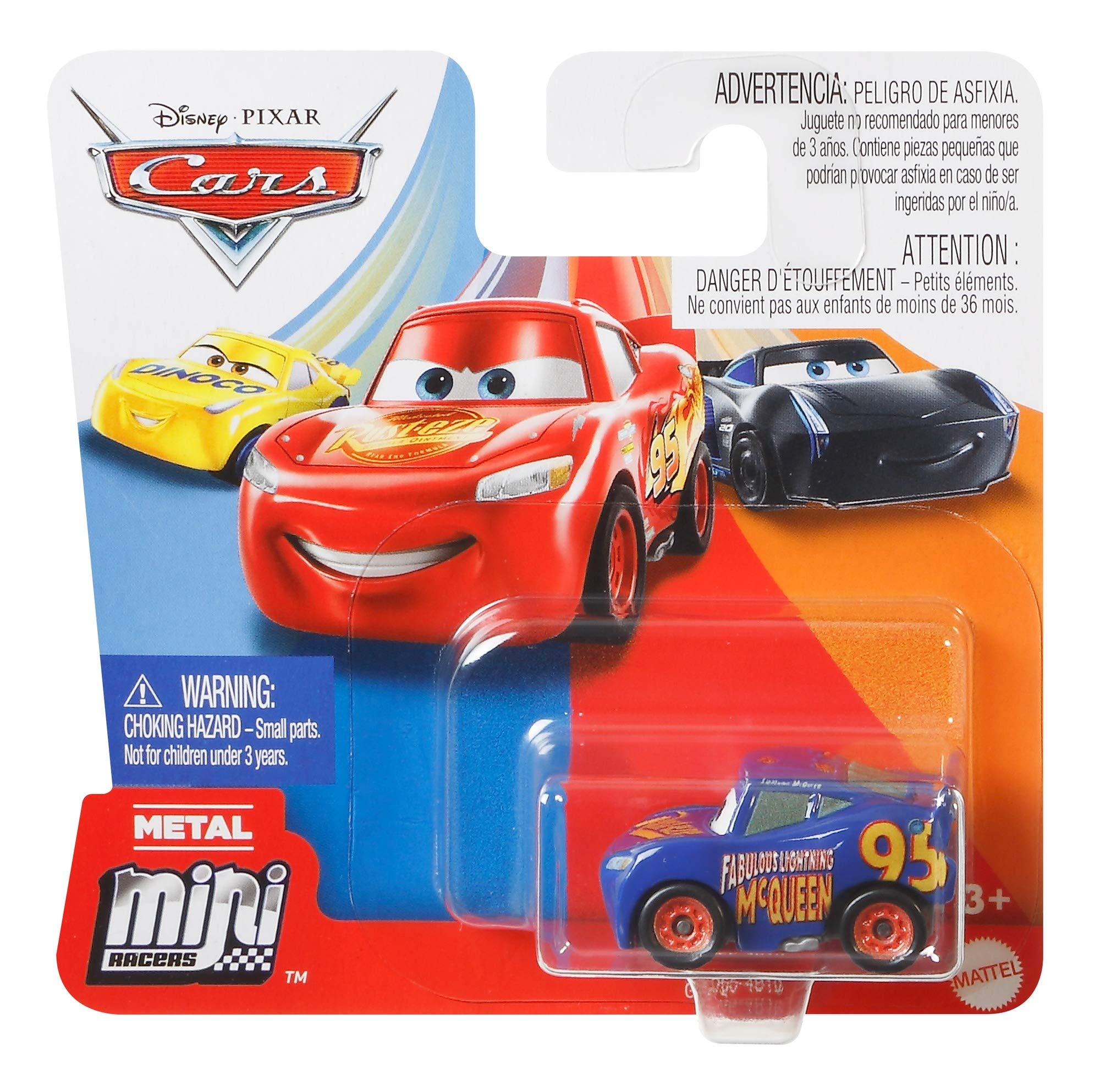 カーズミニレーサー　cars mini racers Amazon.com: Disney Cars Toys Mini Racers Metal Vehicles, 3 Pack