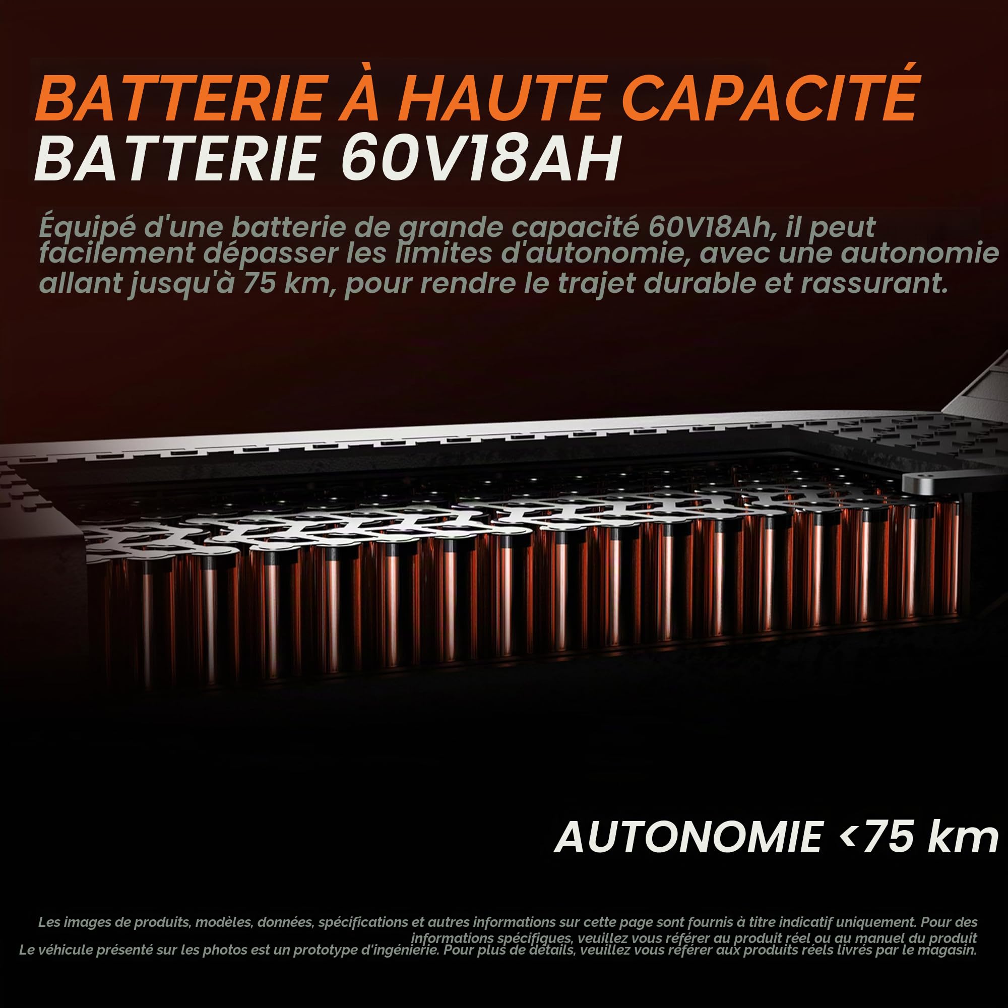 Trottinette Électrique Adulte T10, Double Moteur 2000W Max, Autonomie Étendue 76km, Pneus Off-Road Tubeless 10", Suspension à Ressort Hydraulique & Freins à Disque