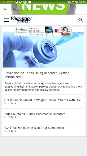 Pharmacy News and Articles