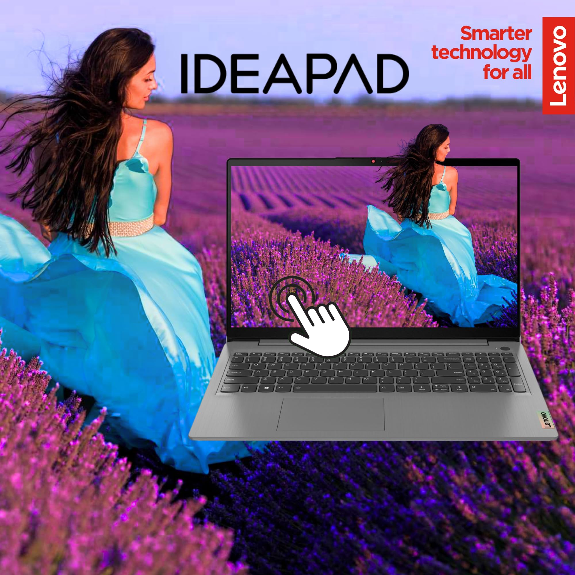 Lenovo IdeaPad 15.6" FHD Touchscreen Business Laptop, Intel Core i5 Processor, 36GB RAM, 1TB SSD, Microsoft Office 365 for The Web, Wi-Fi 6, Bluetooth, Webcam, Windows 11 Pro