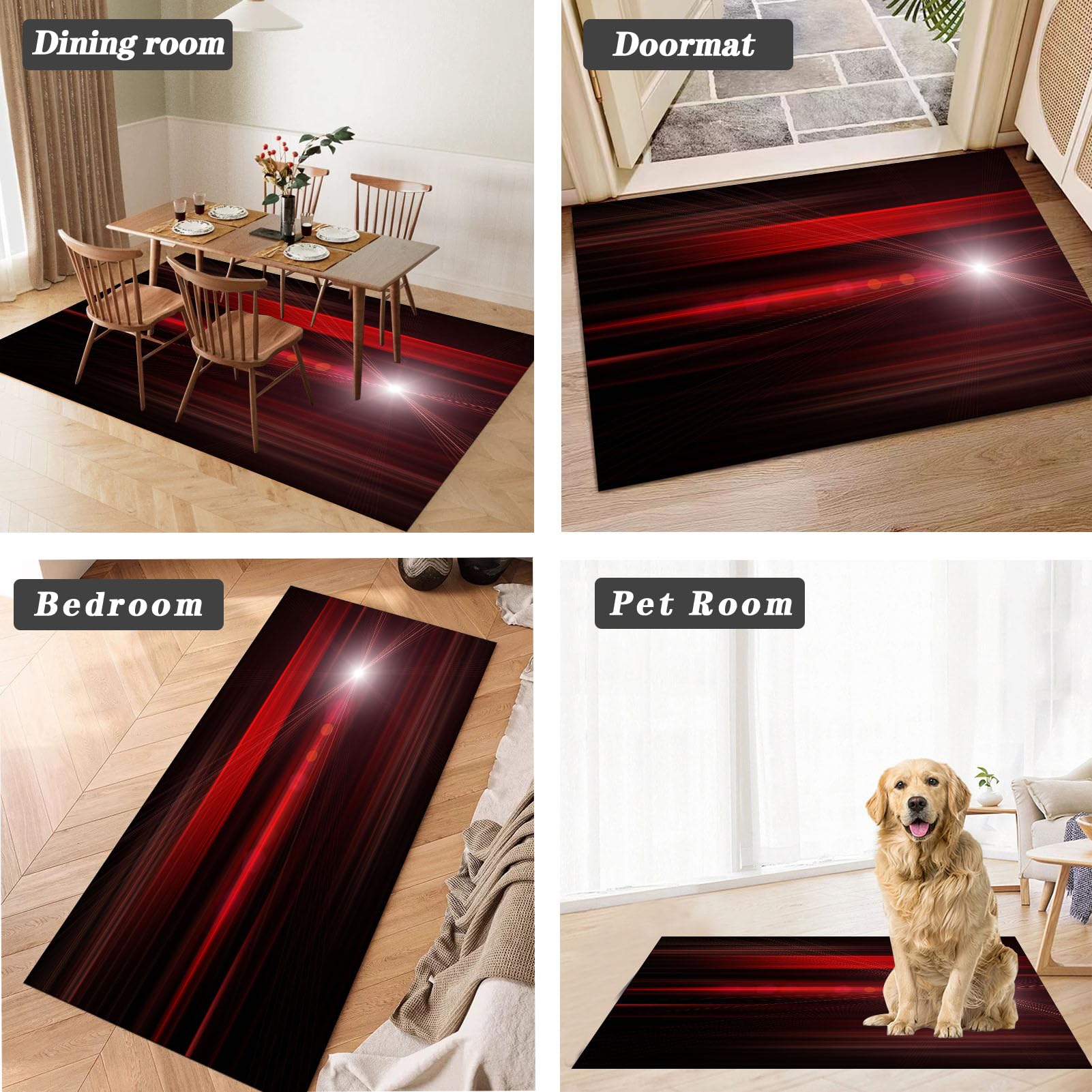 90 x 140 cm Tapis Chaise de Bureau, Tapis de Chaise Gaming Antidérapant Protège Parquet Chaise roulettes, Tapis de Sol pour Bureau Plancher de Bois, Tapis Protège-Sol pour Chaise de Bureau