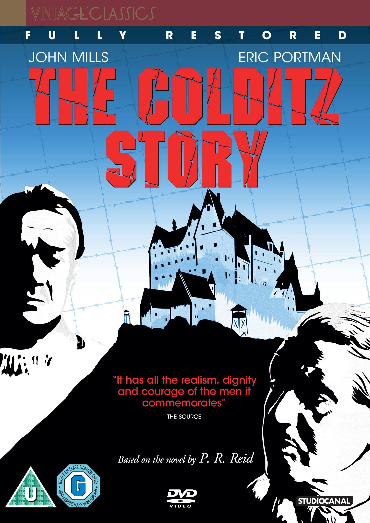 THE COLDITZ STORY (DVD) JOHN MILLS ERIC PORTMAN 1955 REGION 2