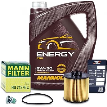 Inspection Package Filter Set with 1x Mann-Filter Oil Filter