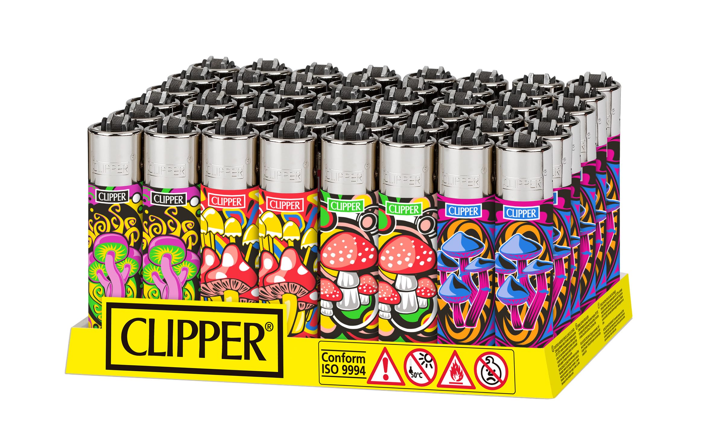 1X Clipper Metal Lighter - Classic Clipper Lighter Bundles with KATZONE Silicone Protective Sleeve