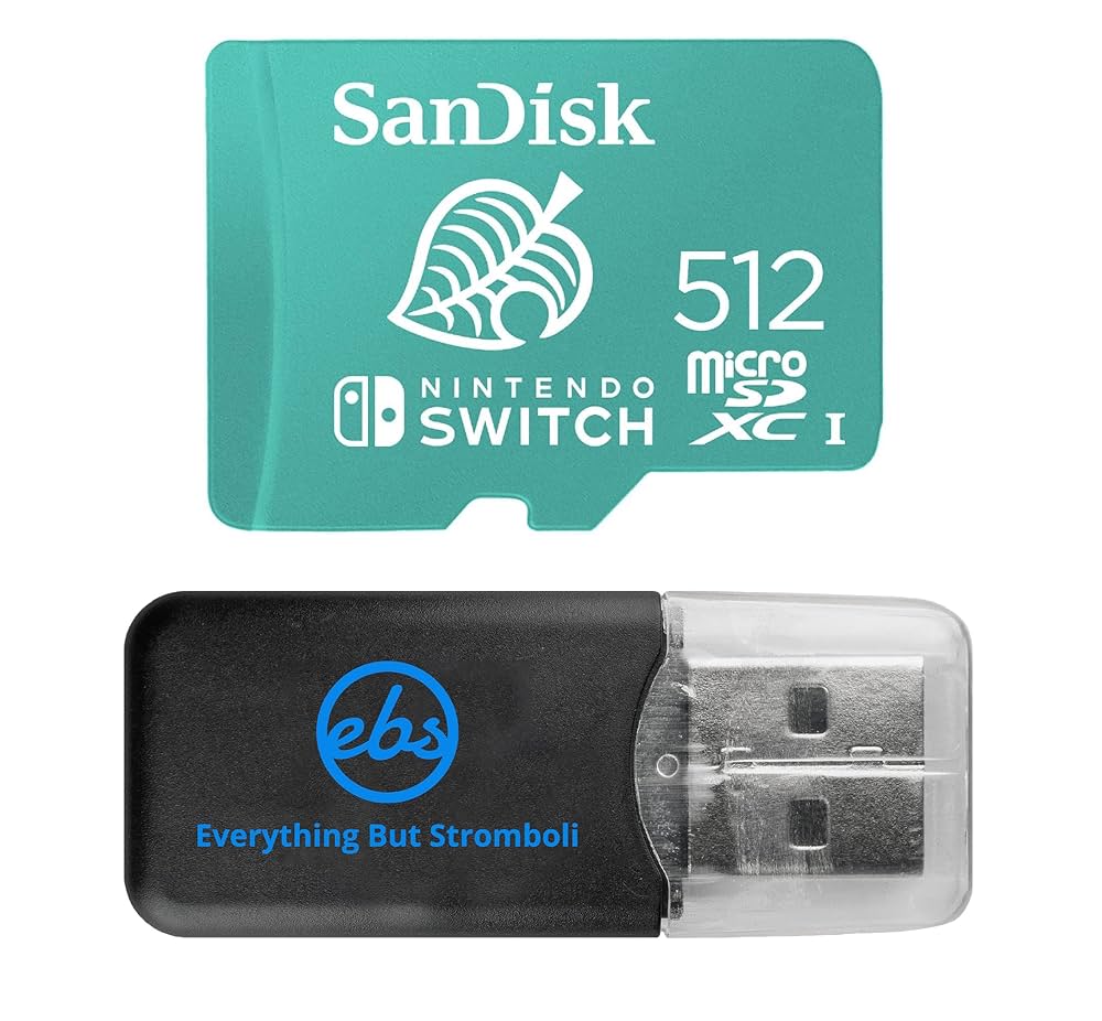 Nintendo Switch Nintendo Switch Lite 512GB microSD SanDisk MicroSD Card 512GB Nintendo Switch Memory Card Works
