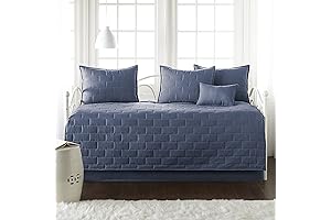 Southshore Fine Living Twin Daybed Cover Set (Twin Bedding Set - 6Pcs - Blue)