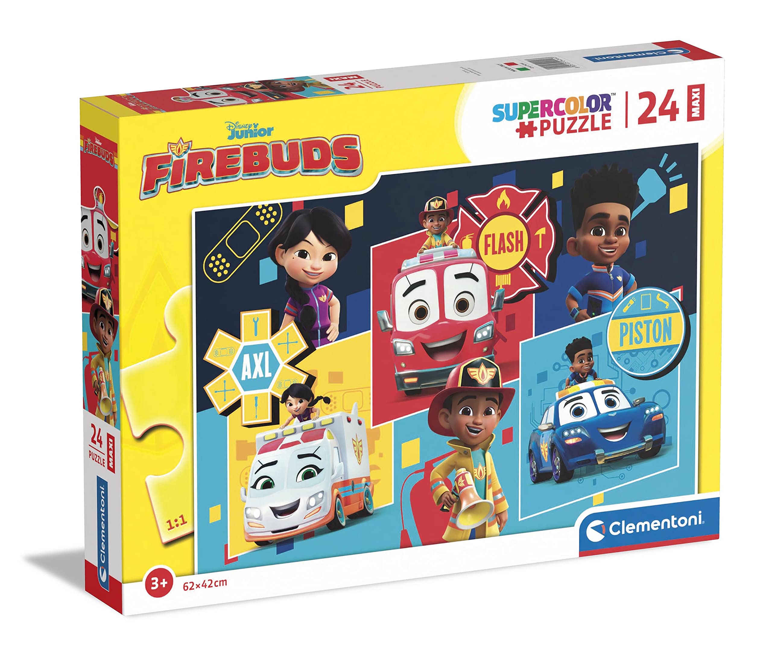 CLEMENTONI 24 el. maxi super kolor Disney firebud 24244 [PUZZLE]