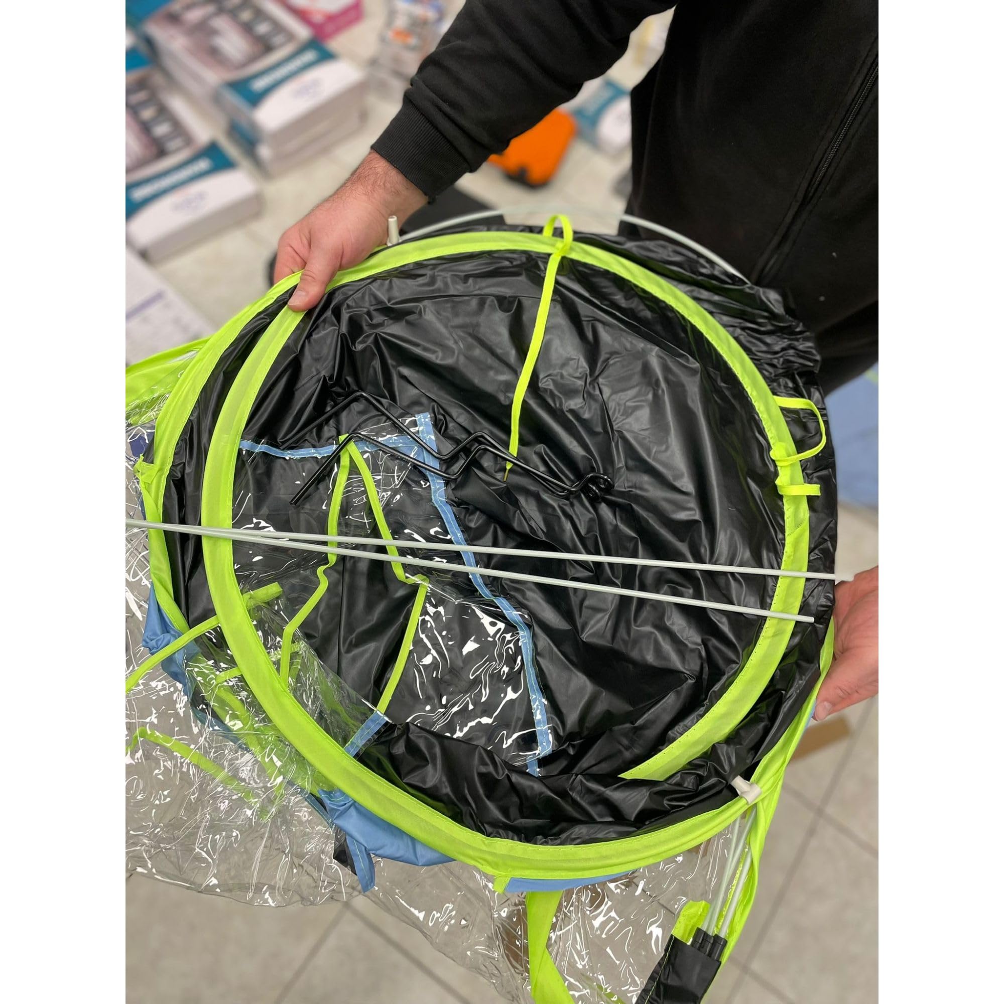 cecaro Copertura universale impermeabile per scooter e bicicletta elettrica, protezione completa dal sole e dalla pioggia, 284 x 80 cm