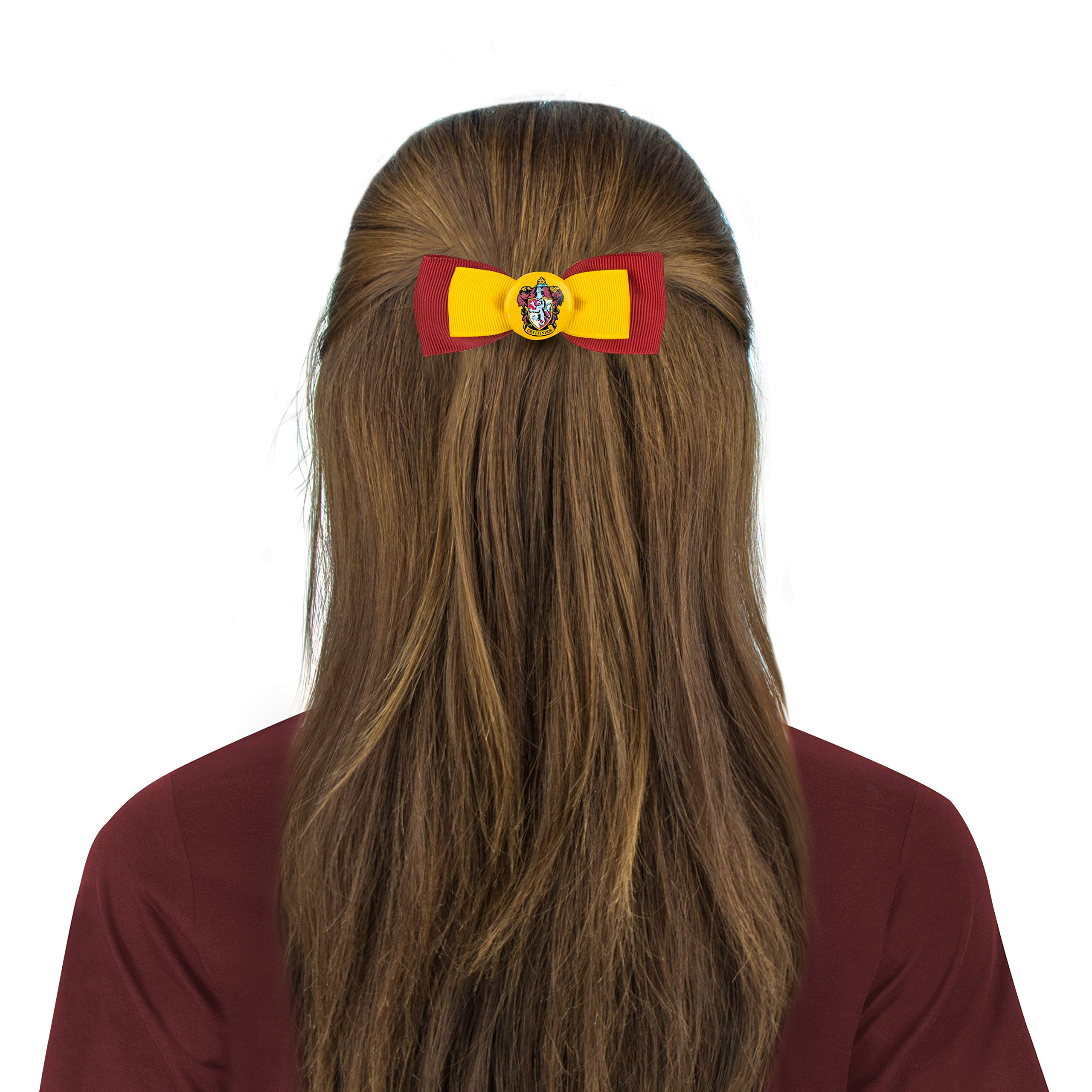 Cinereplicas Harry Potter - Akcesoria do włosów modny Gryffindor - zestaw 2 sztuk - Oficjalna licencja