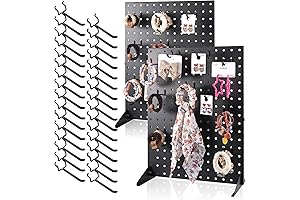 Earring Displays for Craft Shows: Pegboard Display Stand for Vendors
