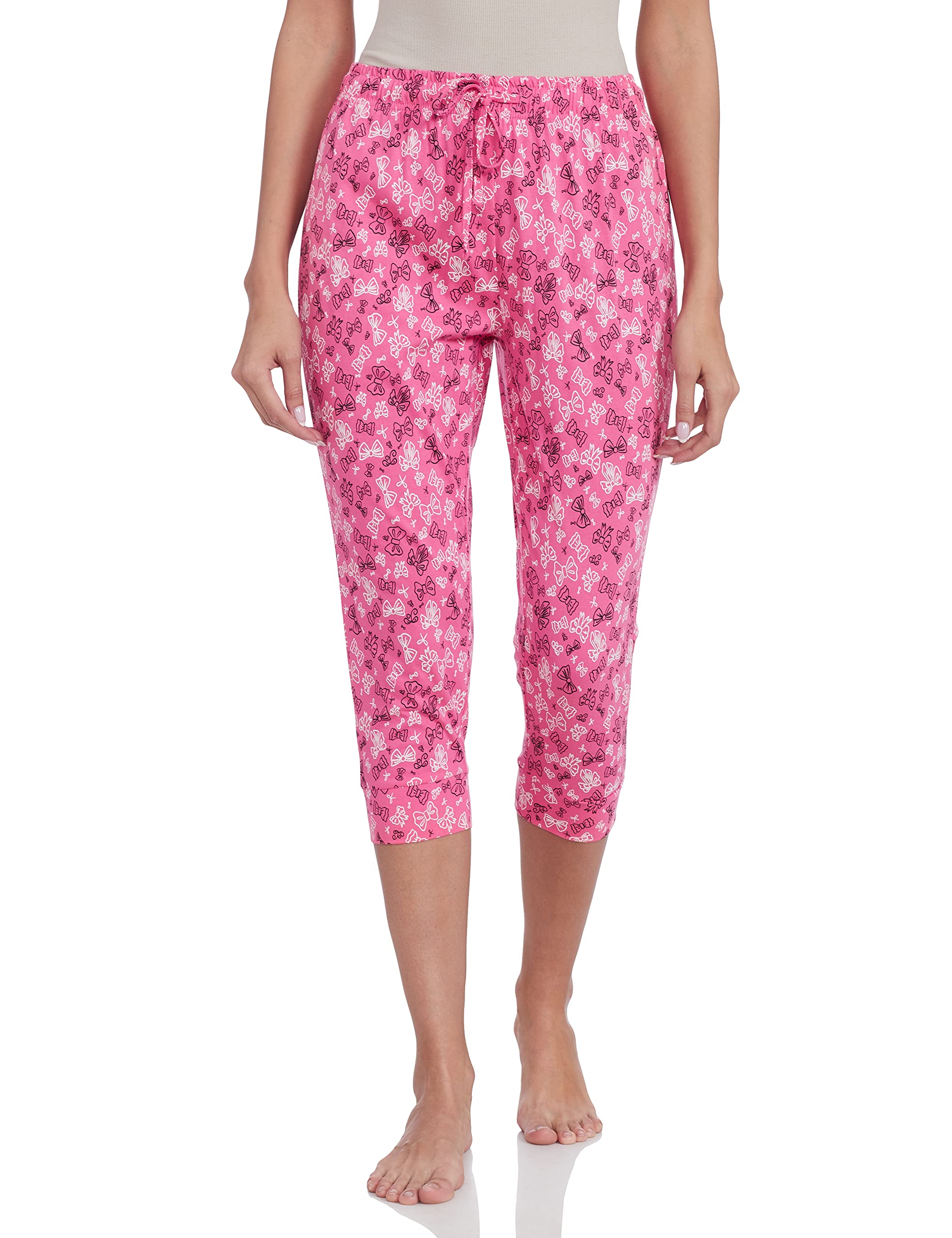 Max Women's Printed Elasticated Capris