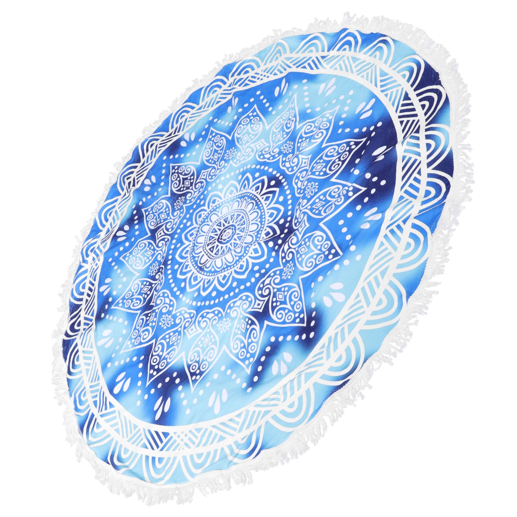 Milisten Serviette de Plage Ronde Microfibre Ultra Absorbante Serviette de Voyage Multifonction Sèche Rapidement pour Piscine et Camping