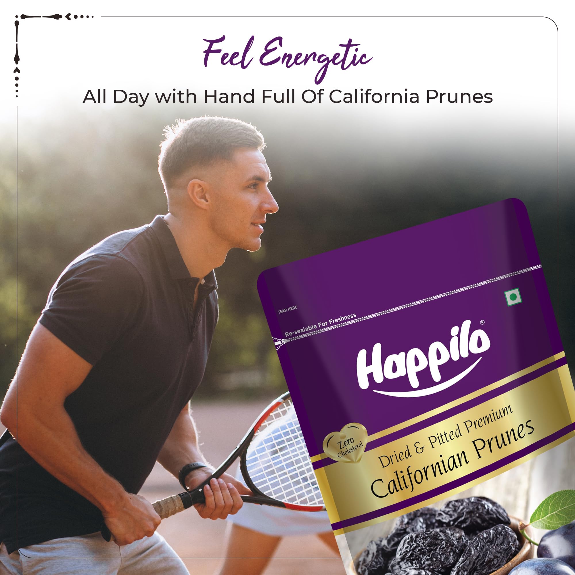 Happilo Premium Californian Pitted Prunes, 200g Healthy Snacks - Image 8 thumbnail
