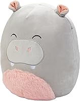 Vista 3 de Squishmallows 10" Harrison The Grey Hippo Plush - Official Kellytoy - Collectible Soft Squishy Hippopotamus Stuffed Animal Toy - Add to Your Squad
