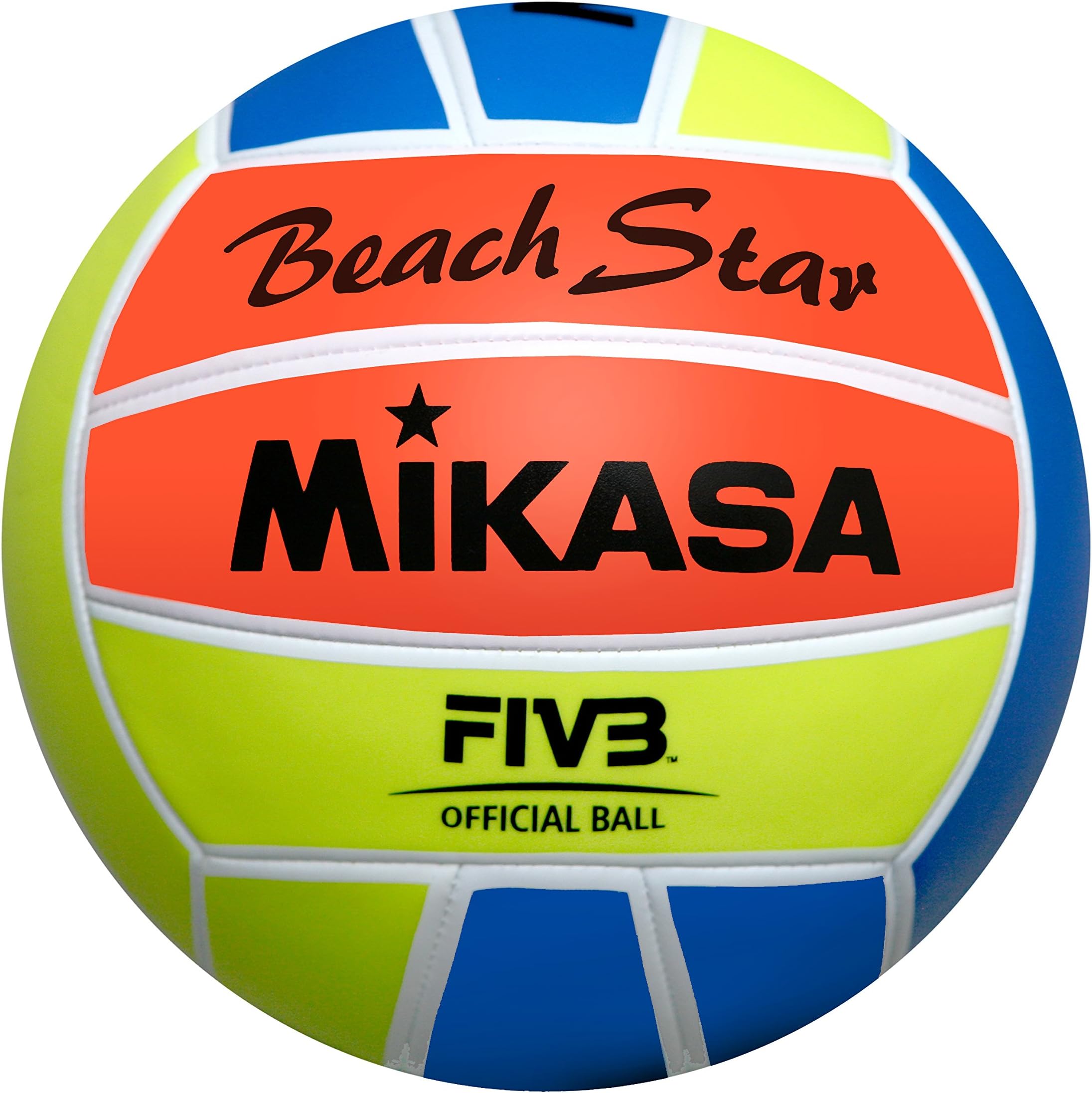 MIKASABall Beach Star, Fluorescent Ball, 5, 1633