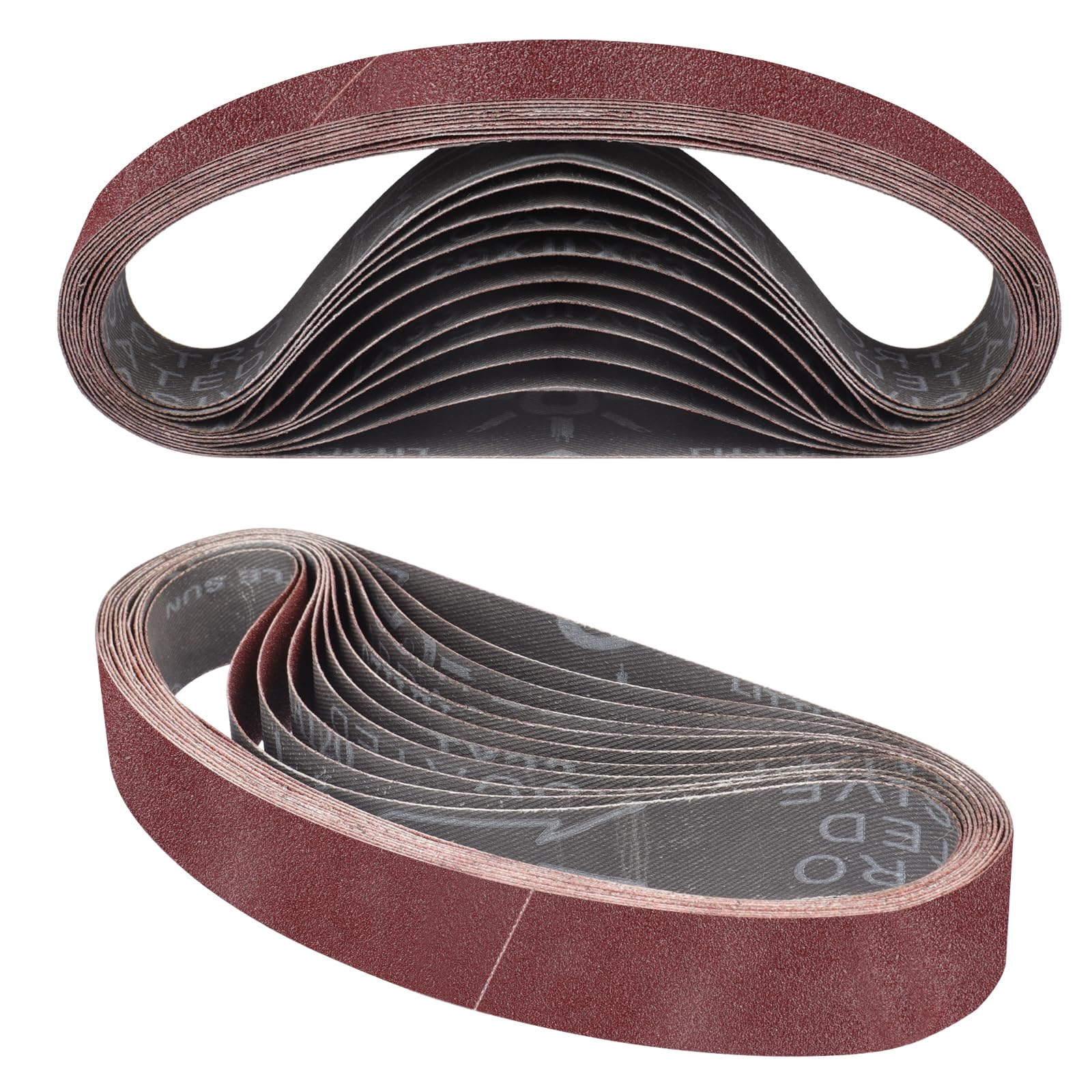 STEBRUAM 10PCS Sanding Belt 30 x 533 mm 60 Grit